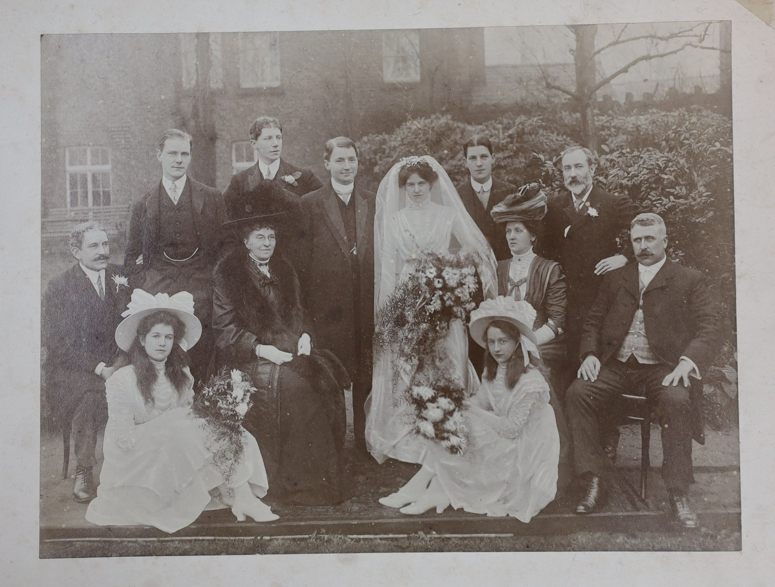 A collection of daguerrotypes, domestic photos